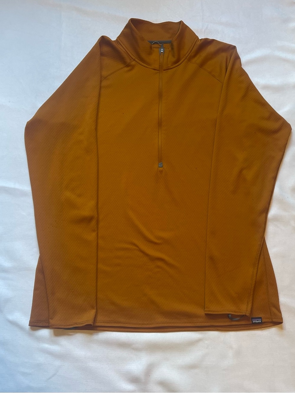 Patagonia Capilene Midweight Base Layer Top Brown Yellow  XXL